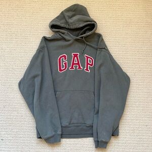 Charcoal grey oversized GAP hoodie